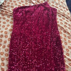 midnight doll one shoulder sequin front slit bodycon dress Sequin Dress Midnight Doll One Shoulder Sequin Front Slit Bodycon Dress